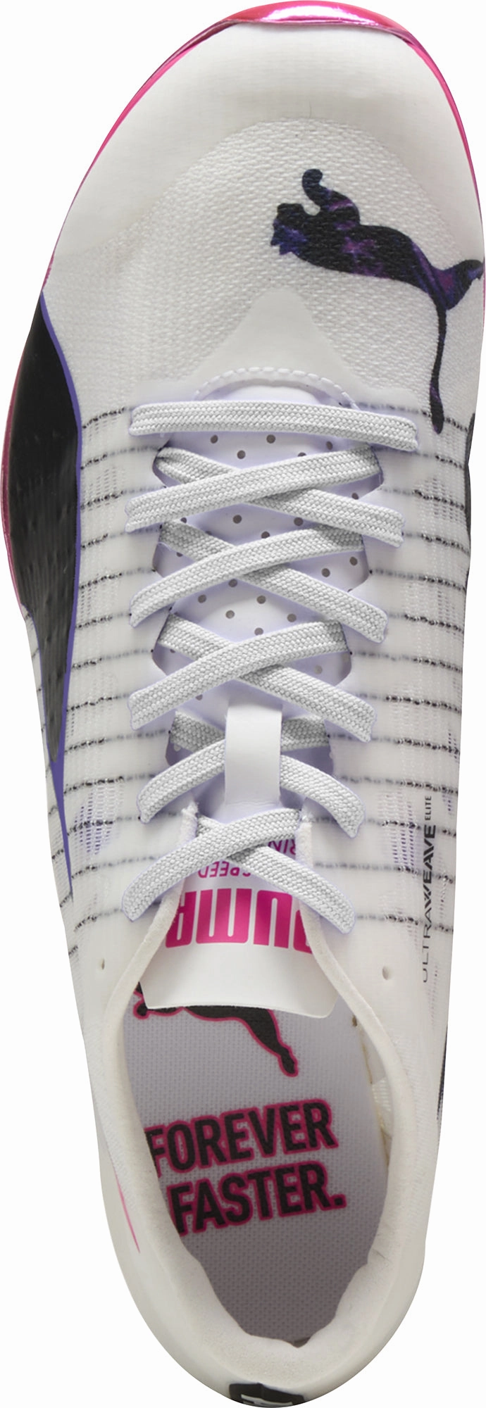 Puma evoSpeed Sprint Nitro Elite 2 Running Spikes - White Performance Turf