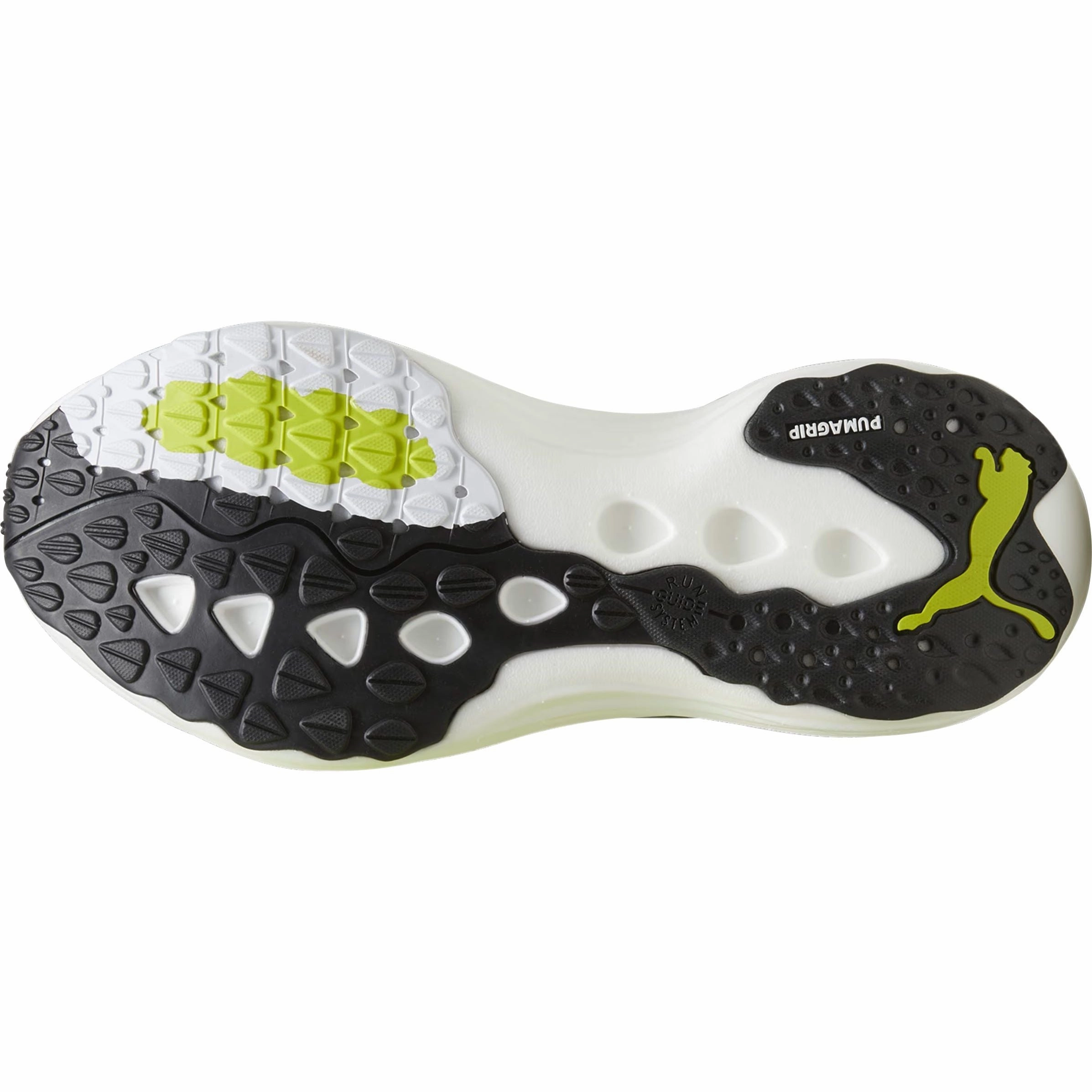 Responsive Energy Return Adaptive Fit Lacing Puma ForeverRun Nitro Mens Running Shoes - Yellow