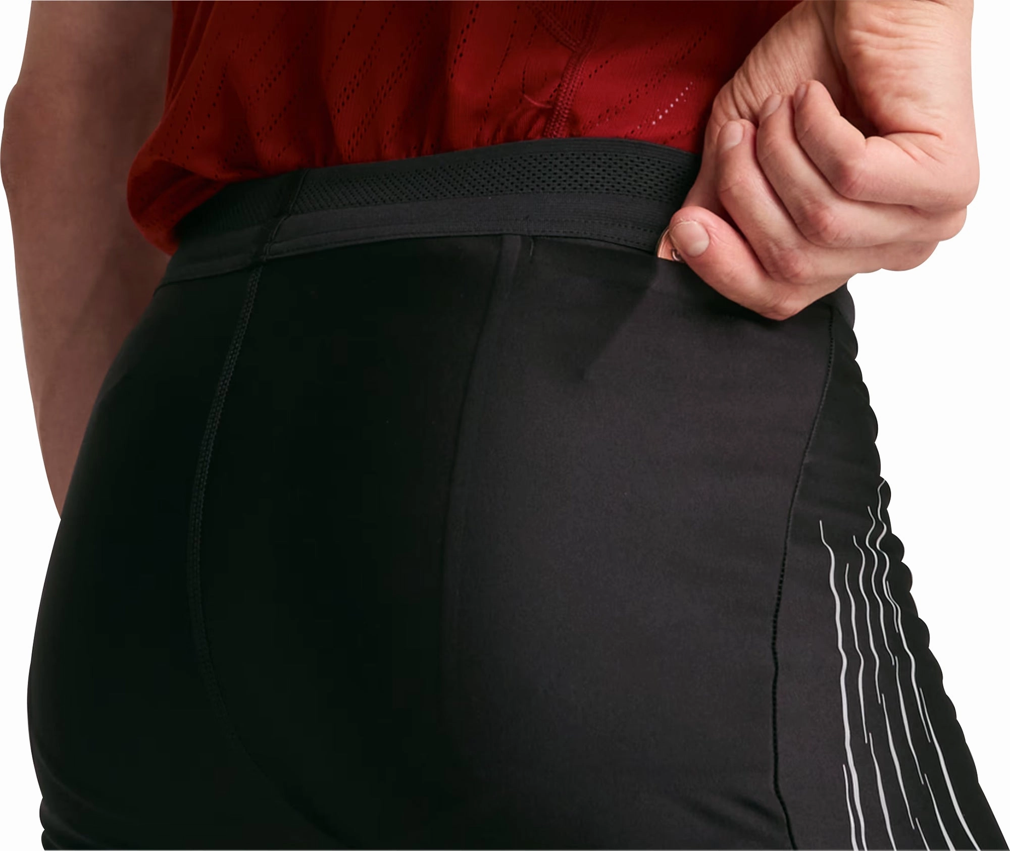 Easy Layering Puma Run Elite Mens Short Running Tights - Black