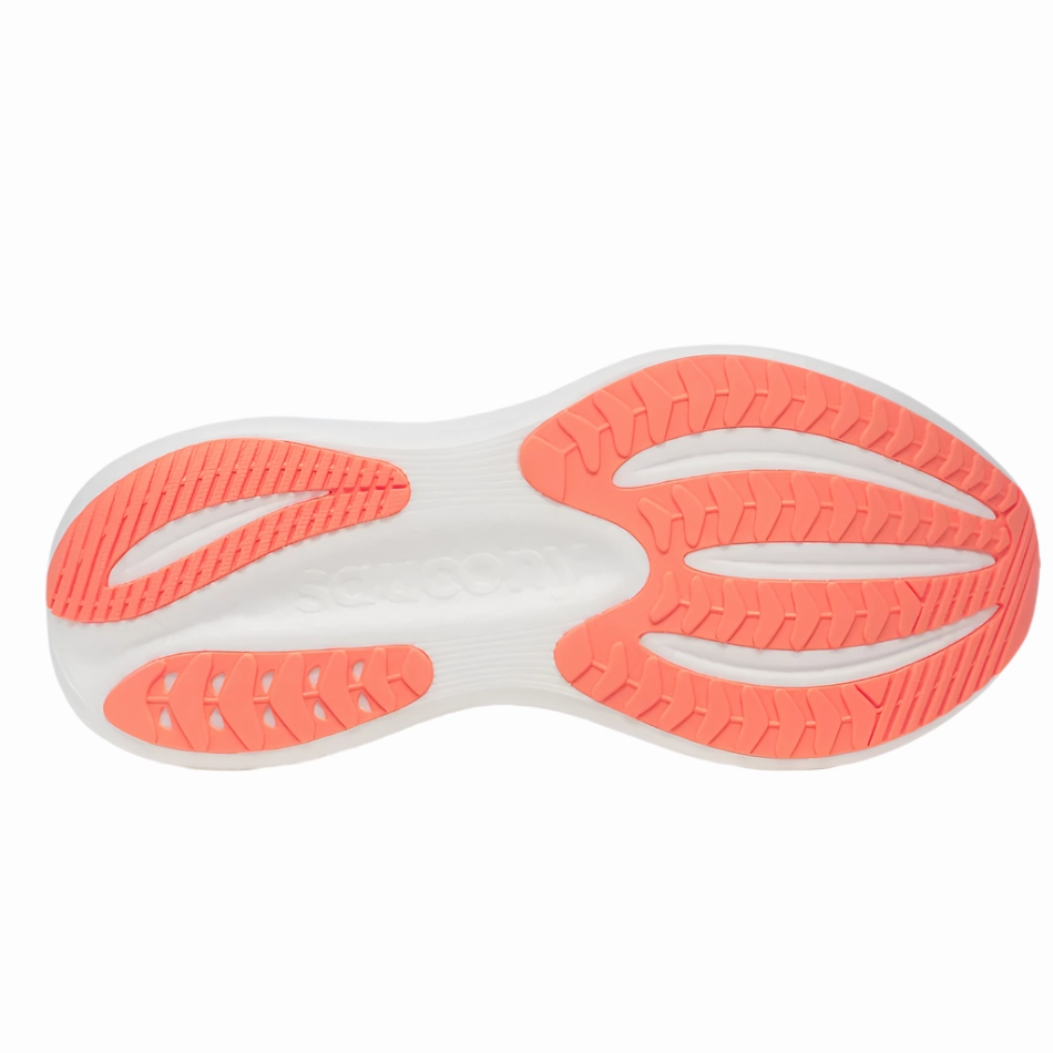 Saucony Women's Triumph 23 Running Shoes in White/Wistful - Online Exclusive Superior Flexibility