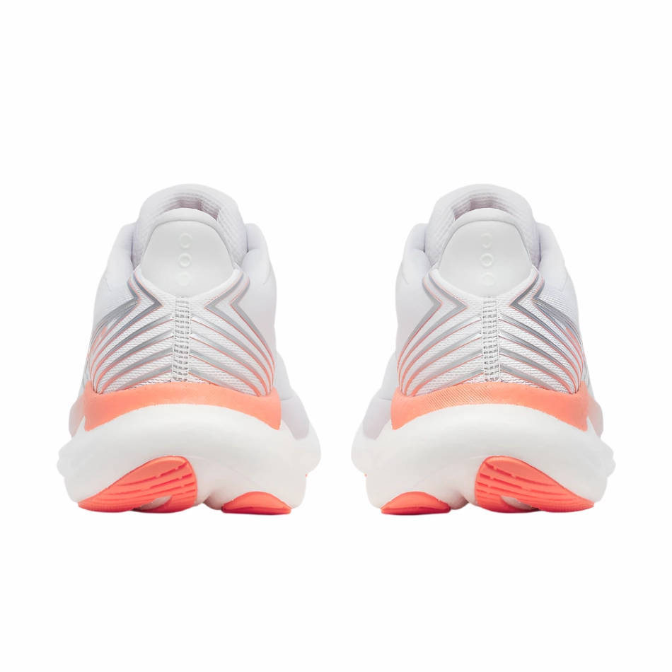 Saucony Women's Triumph 23 Running Shoes in White/Wistful - Online Exclusive heritage - brand shoes Pressure Dispersion Grid