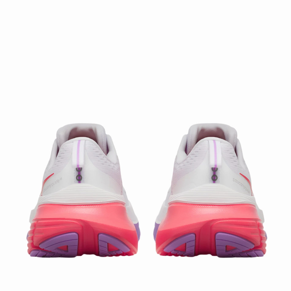 Sports Style Saucony Women's Guide 18 Running Shoes in White/Crocus - Online Exclusive