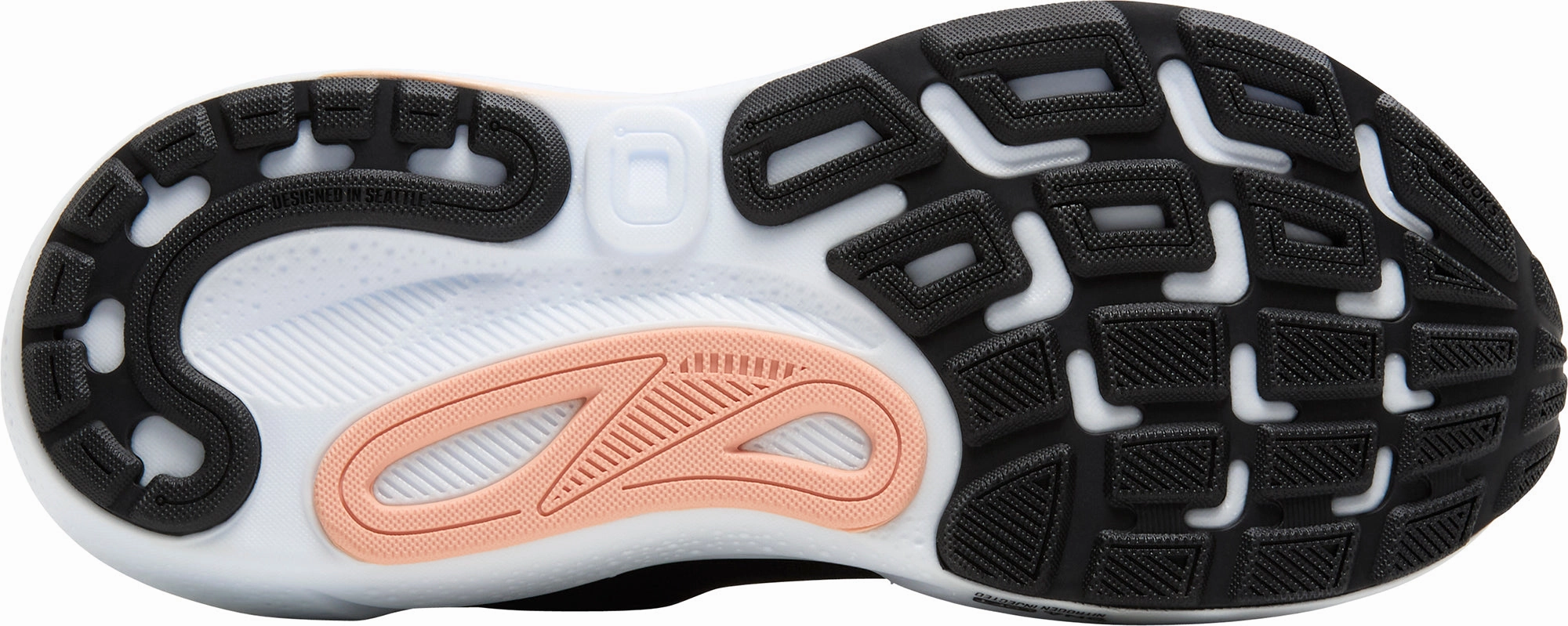 Brooks Adrenaline GTS 24 Womens Running Shoes - Black Classic Power Padded Tongue Construction