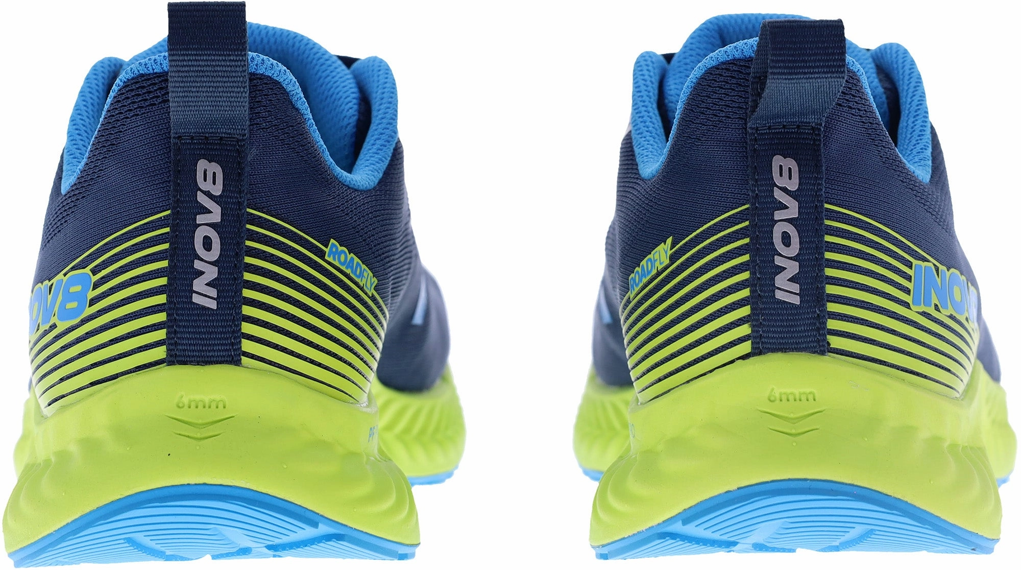 Cross country ability running for health shoes Inov8 RoadFly WIDE FIT Mens Running Shoe - Blue