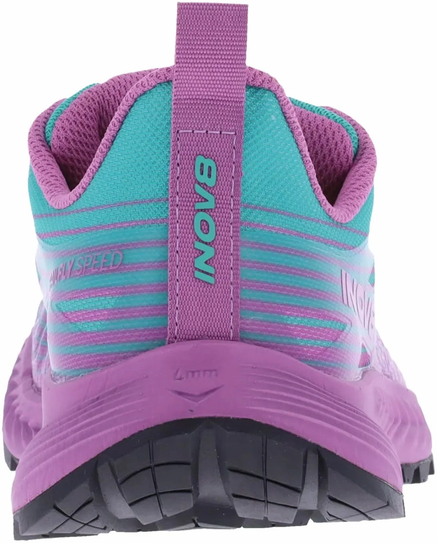 Inov8 TrailFly Speed WIDE FIT Womens Trail Running Shoes - Blue pattern