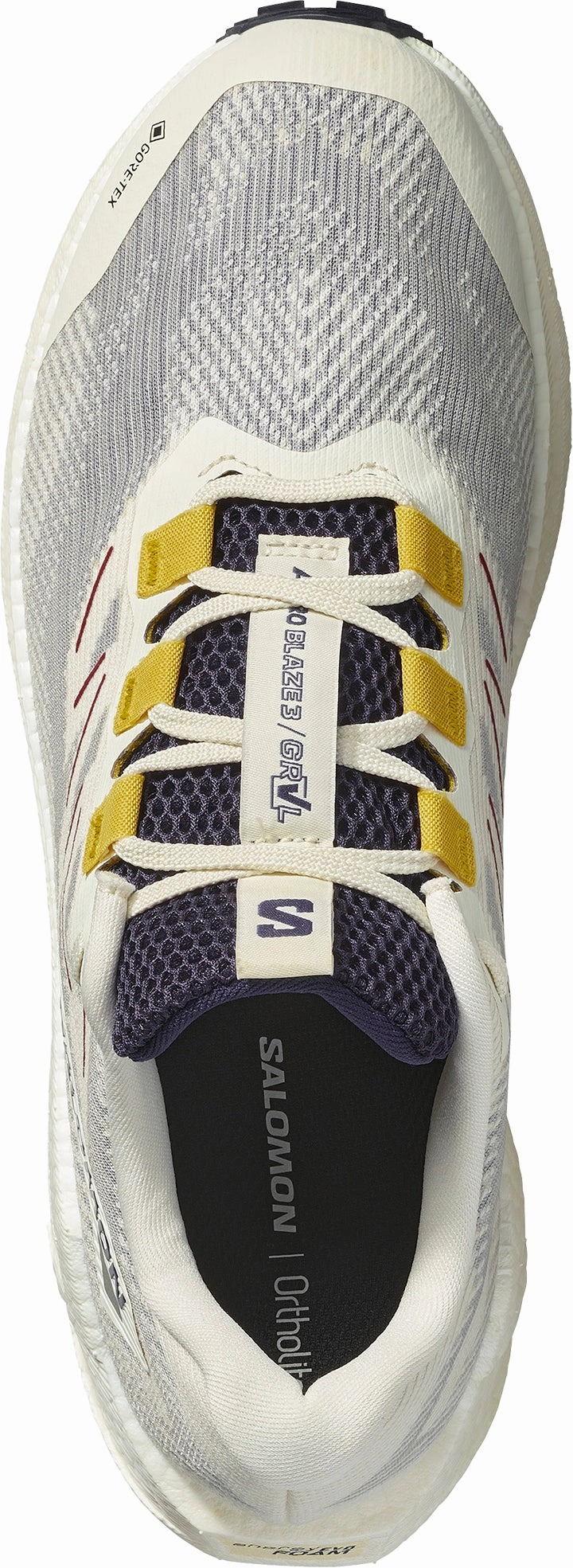 Salomon Aero Blaze 3 GRVL GORE-TEX Mens Trail Running Shoes - White endurance runners