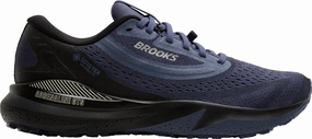 skateboarding shoes Flexible Groove Technology Brooks Adrenaline GTS 24 GORE-TEX Mens Running Shoes - Blue