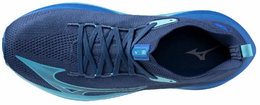 Mizuno Neo Vista Mens Running Shoes - Blue Eco Friendly Synthetic Fibers running for endurance shoes