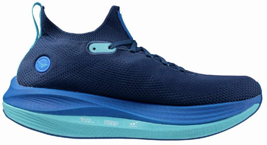 Ultra Cushioning Foam Perforated Airflow Panels Mizuno Neo Vista Mens Running Shoes - Blue