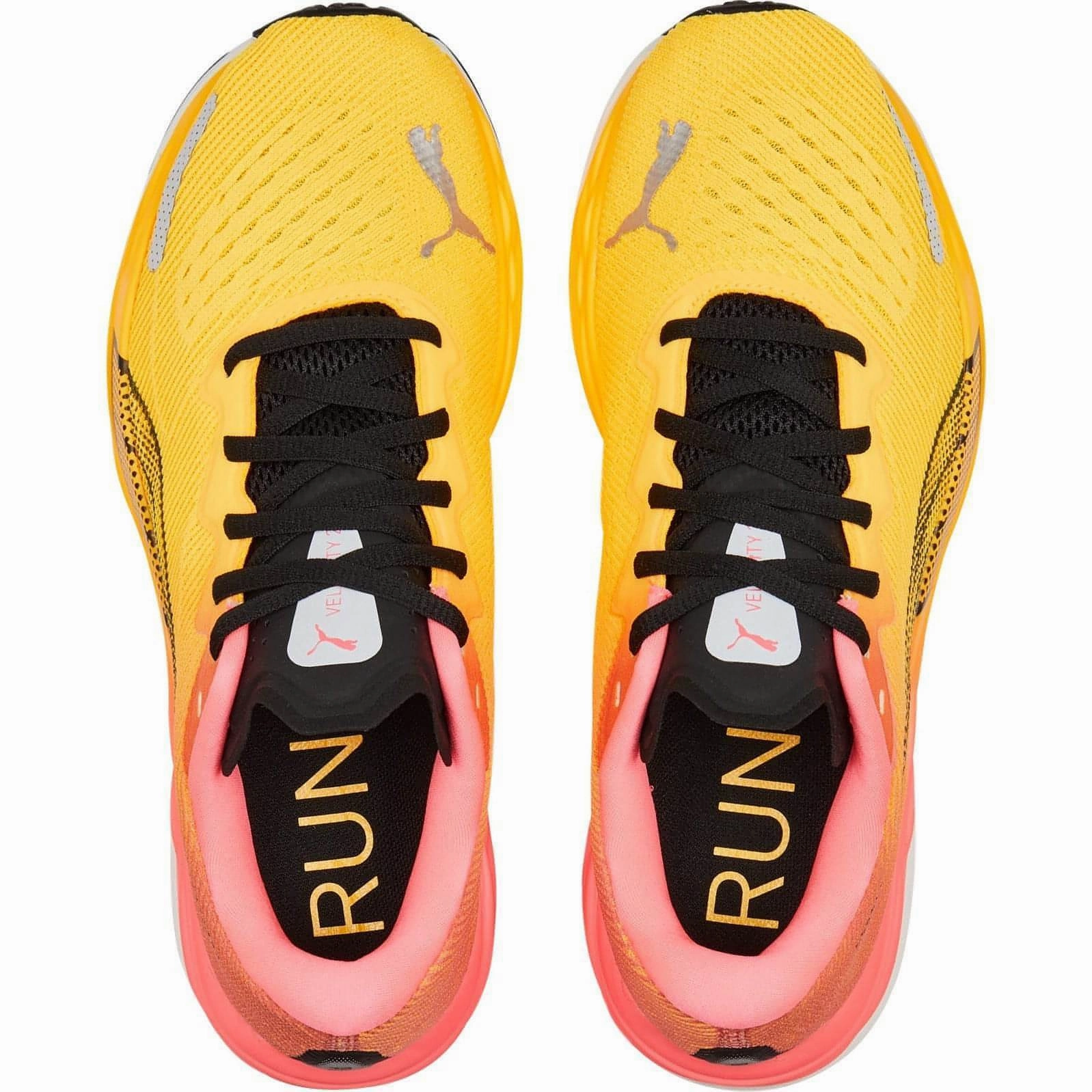 Hyper Elastic Foam Ultra Cushion Puma Velocity Nitro 2 Womens Running Shoes - Orange