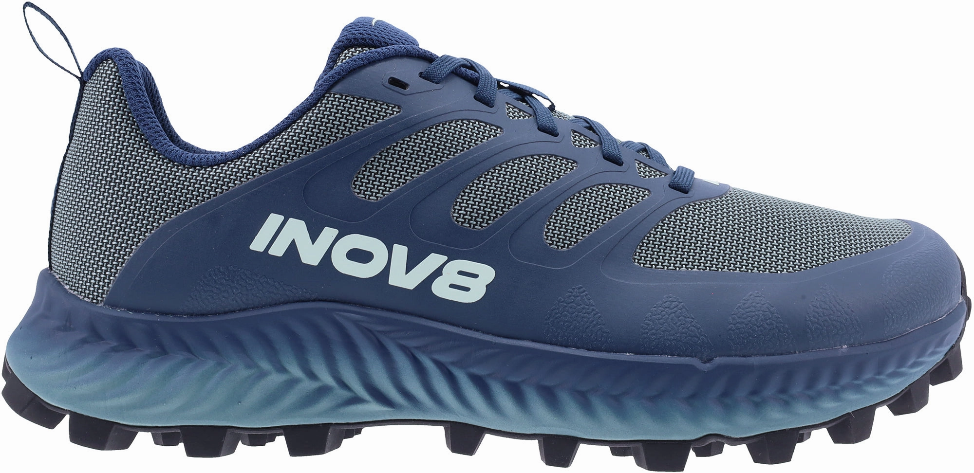 Running Gear autumn shoes Inov8 Mudtalon WIDE FIT Womens Trail Running Shoes - Blue