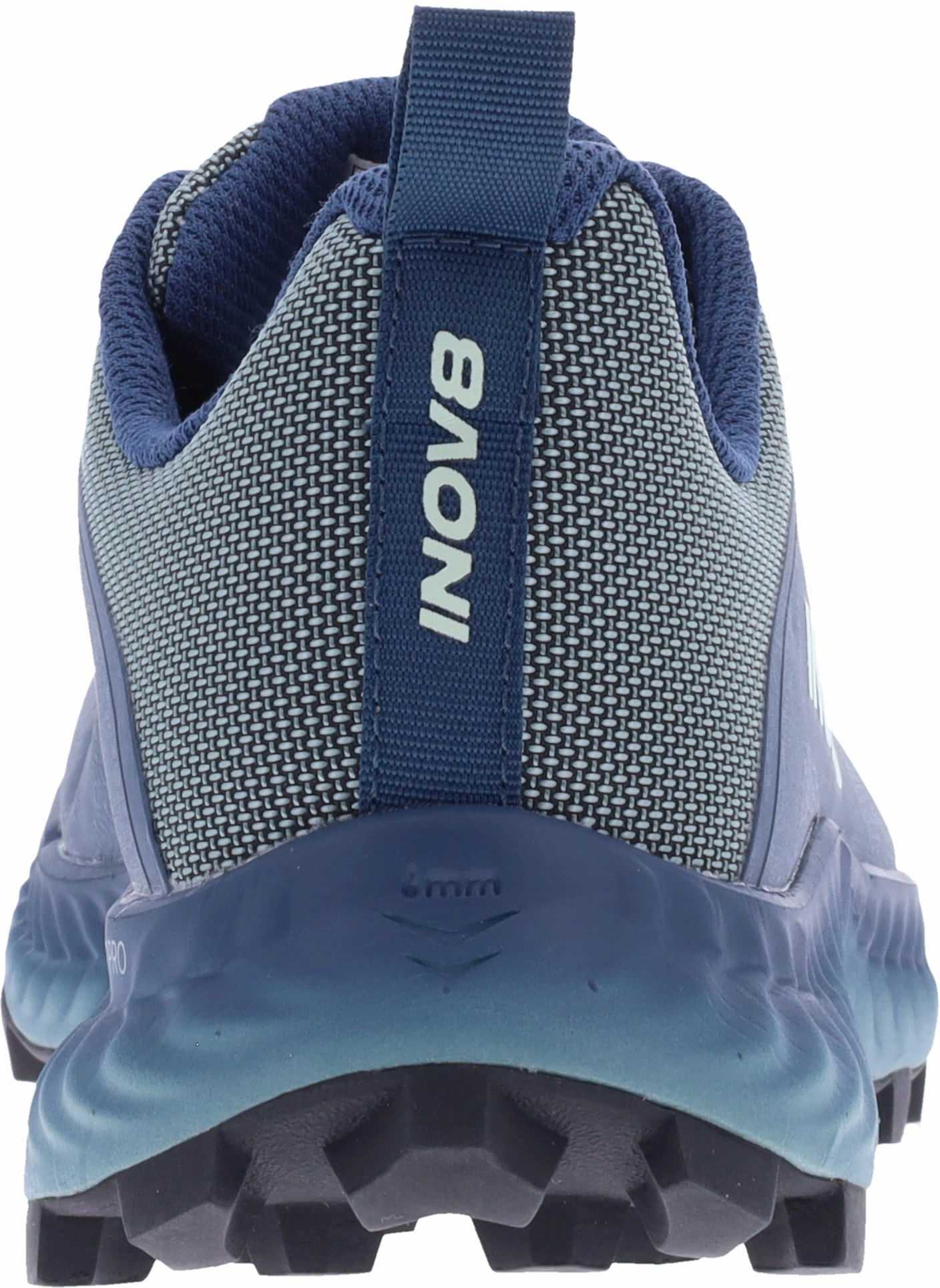 Inov8 Mudtalon WIDE FIT Womens Trail Running Shoes - Blue Energy Guide Rails fun - run