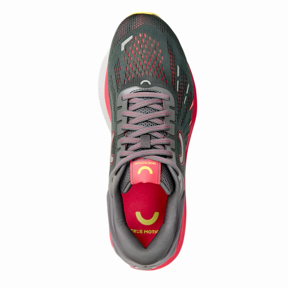 Truemotion Women's U-TECH Aion 3 Running Shoes in Castlerock/Rouge Red/Lemon Verbena AW25 bead - embellished - design shoes running shoes for men in their 60s
