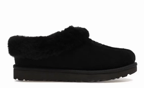 Foot Relaxation Resilient Cushioning Women's Tazzette Sheepskin Slipper In Black
