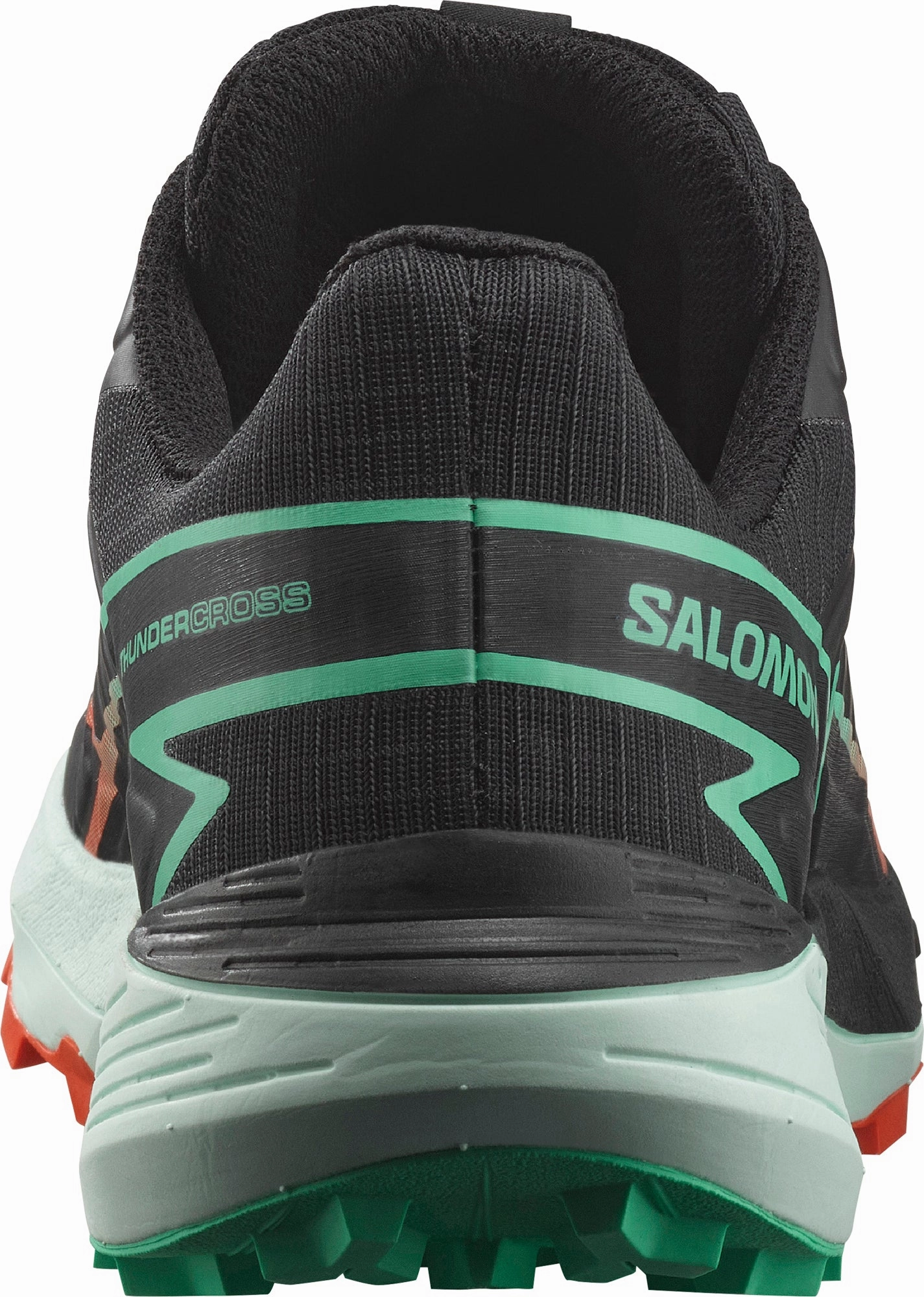 amateur friendliness running during a full moon Salomon Thundercross Womens Trail Running Shoes - Black