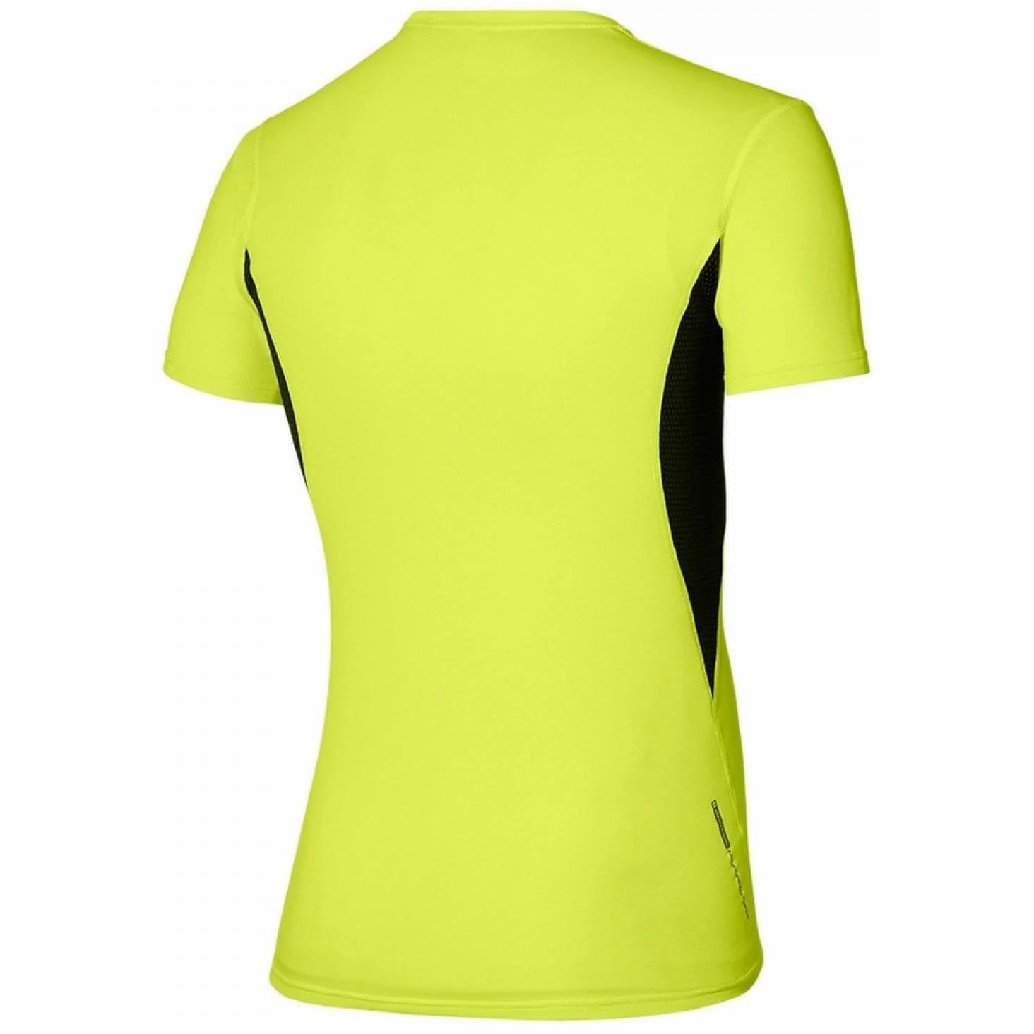 Mizuno Breath Thermo Mid-Light Weight Short Sleeve Mens Running Top - Yellow Anti Odor Technology Casual Everyday