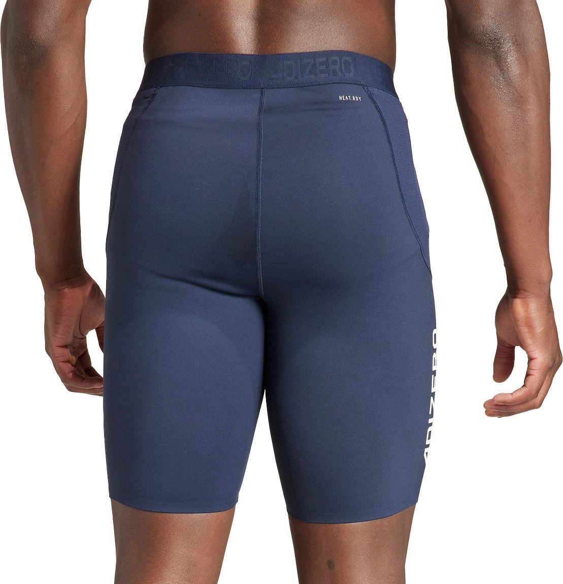 adidas Adizero Mens Short Running Tights - Navy Moisture Wicking Finish Hassle free maintenance