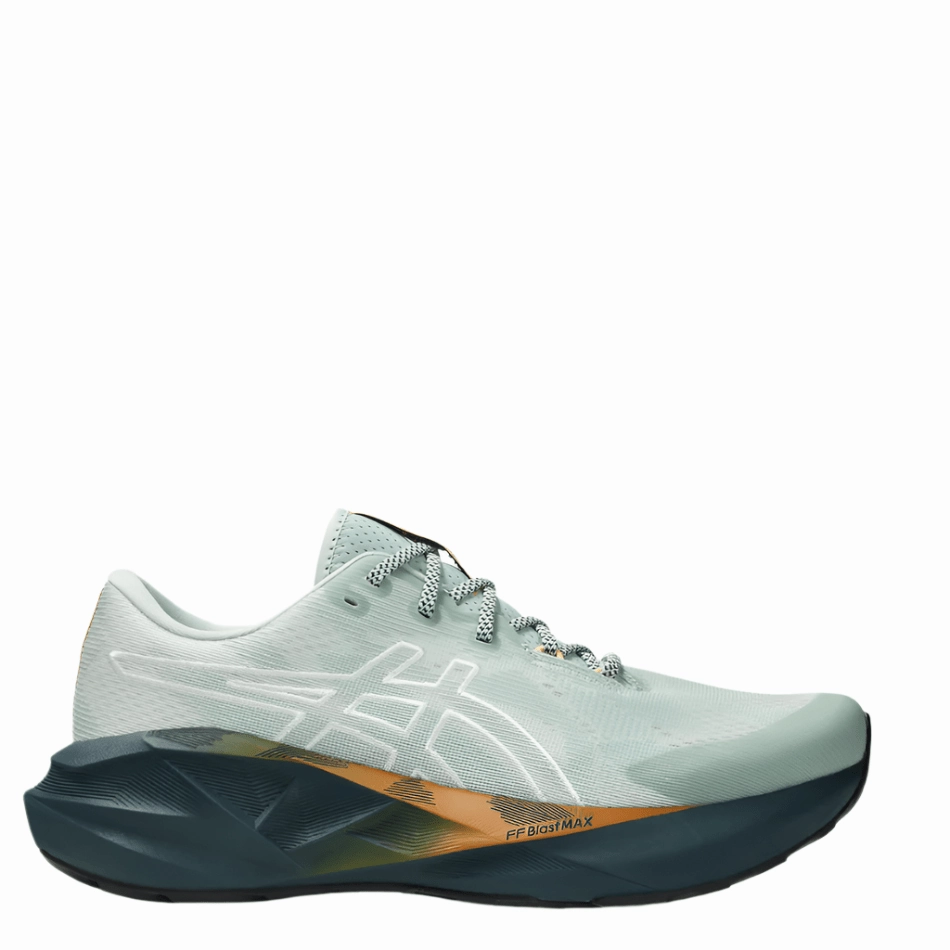 ASICS Men's NOVABLAST 5 TR Running Shoes in Nature Bathing/Lichen Rock AW25 oval - design shoes Shock Absorption Design