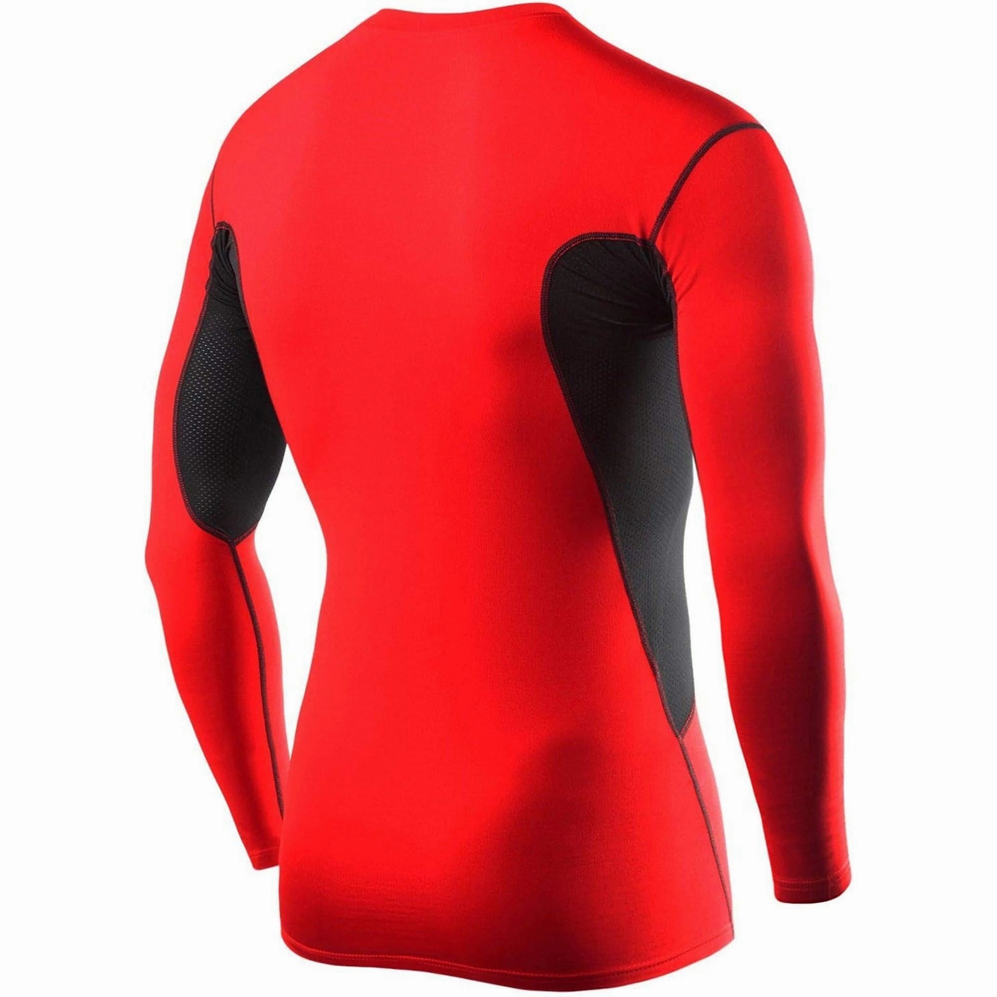 Sporty Mall TCA SuperThermal Mens Long Sleeve Compression Top - Red