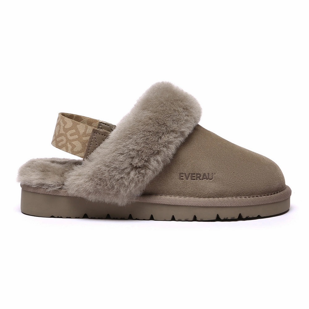 Sporty Comfort EverAu Australia Women Pelican Removable Strap Slingback Slippers