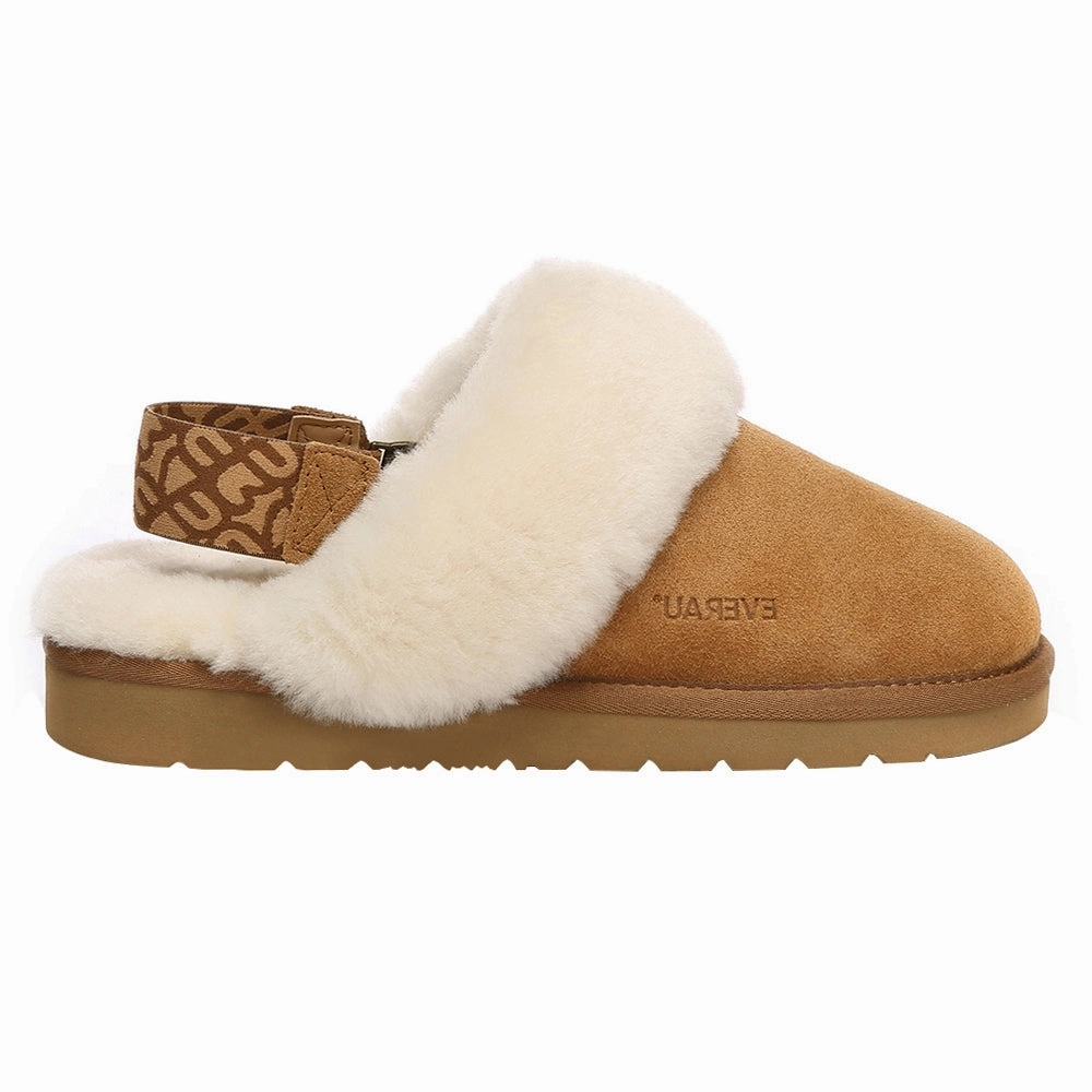 Flat Sole Stay Cool EverAu Australia Women Pelican Removable Strap Slingback Slippers