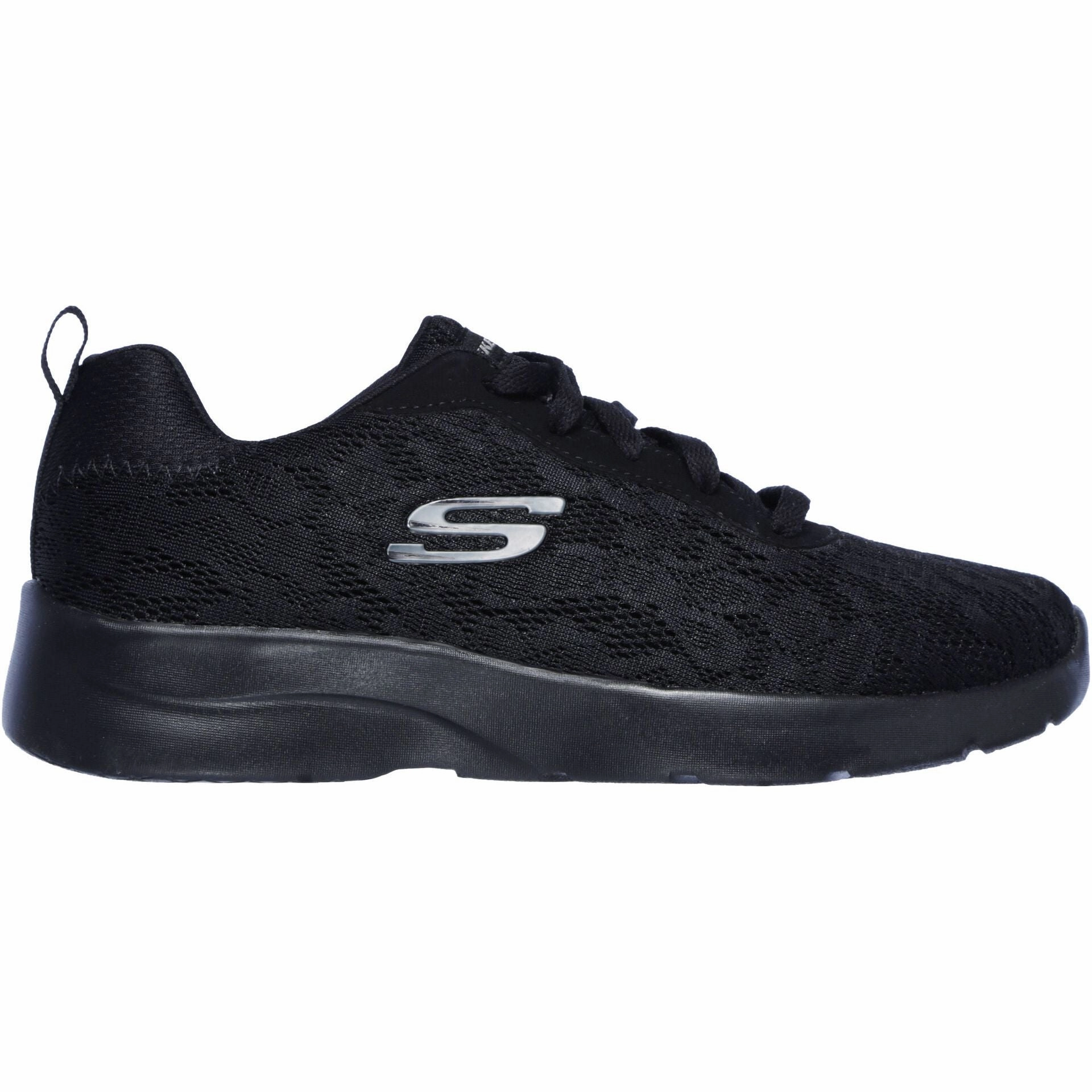 Skechers Dynamight 2.0 Homespun Womens Training Shoes - Black Hexagonal Lug Pattern