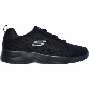 Skechers Dynamight 2.0 Homespun Womens Training Shoes - Black Hexagonal Lug Pattern