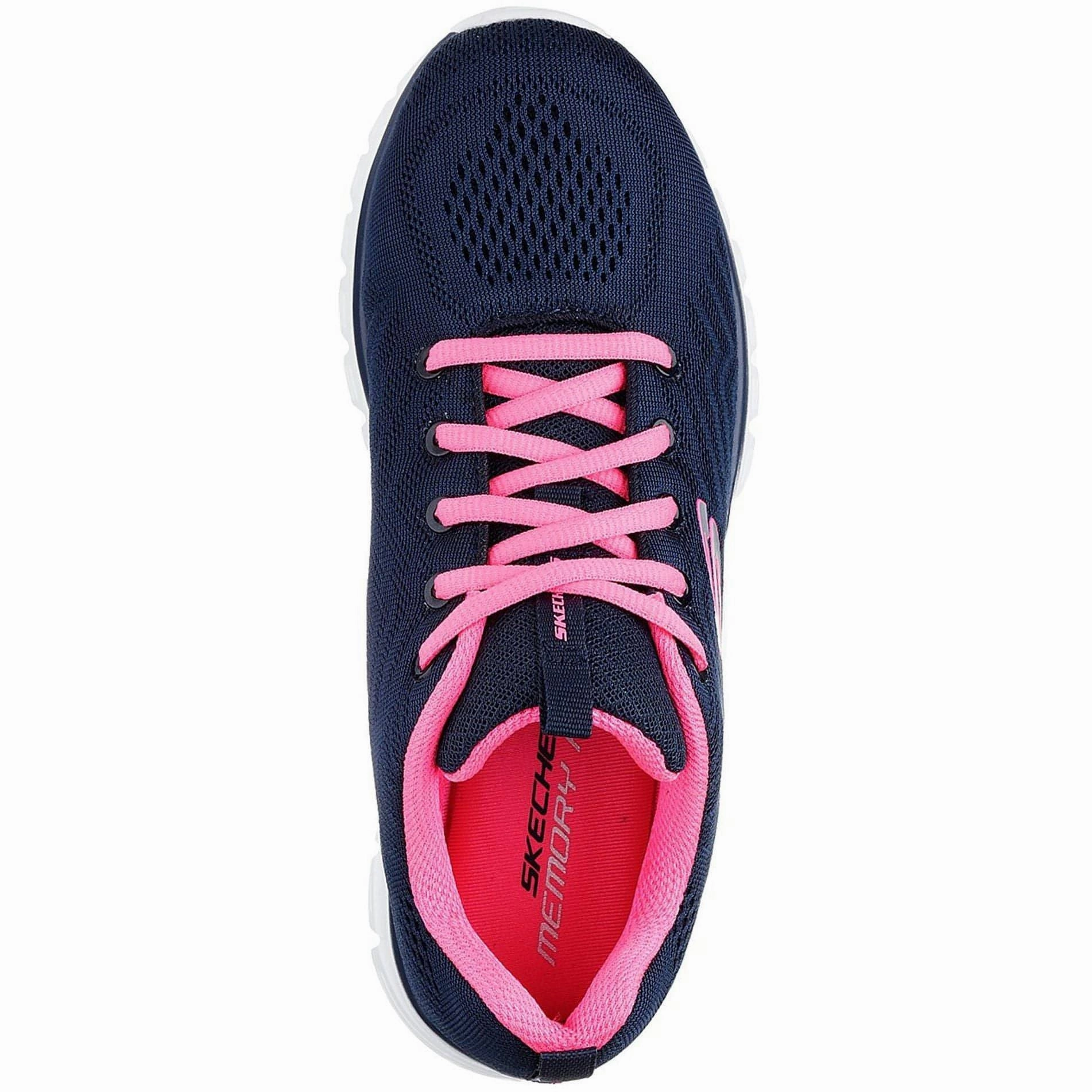 Any Outfit Skechers Graceful WIDE FIT Womens Training Shoes - Navy