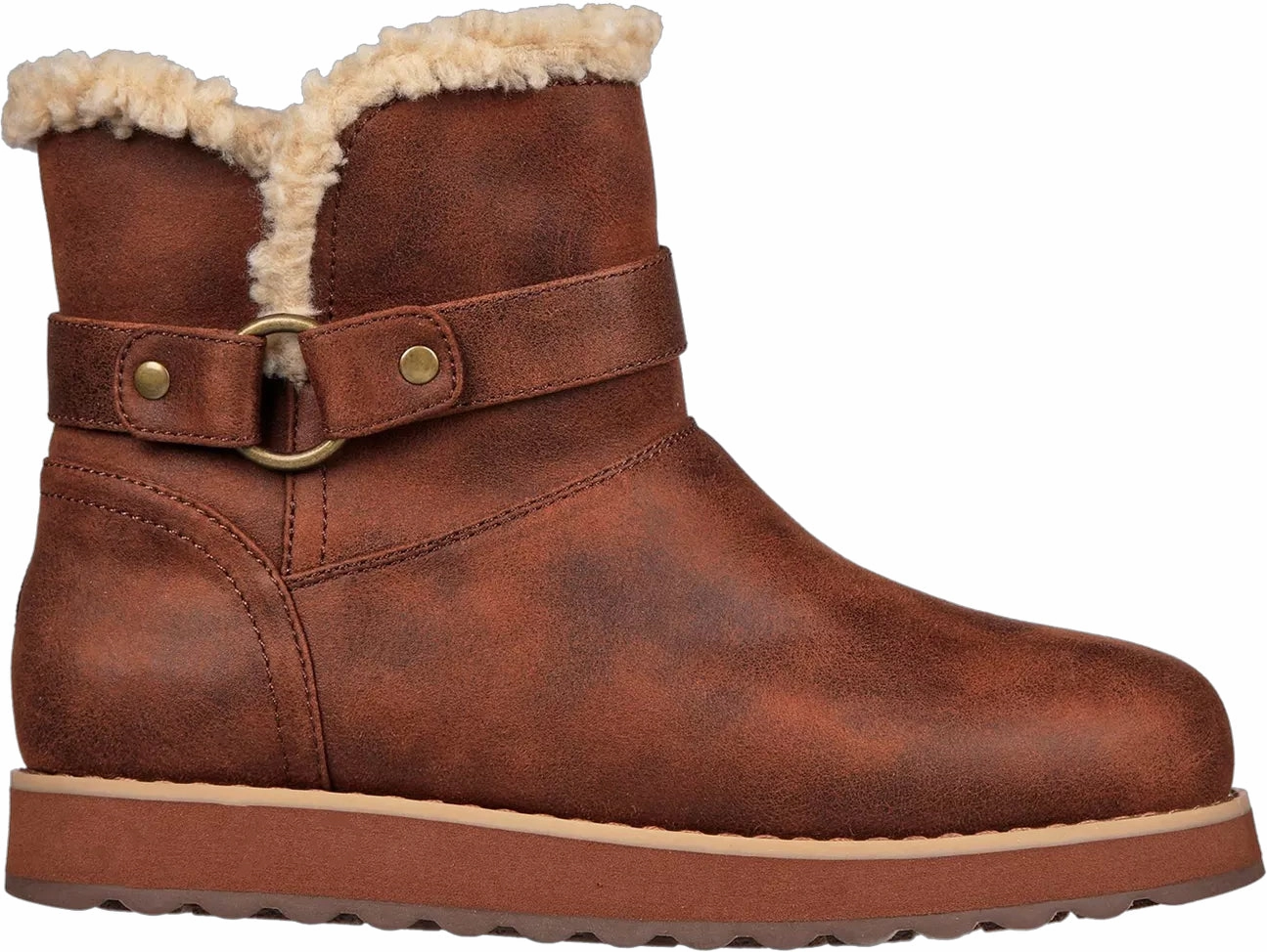 Ultimate Comfort Fit Flat Trail Skechers Keepsake 2.0 WIDE FIT Womens Walking Boot - Brown