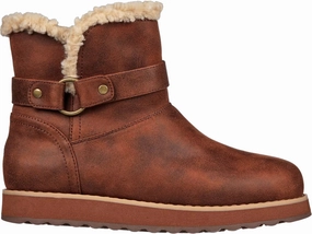 Ultimate Comfort Fit Flat Trail Skechers Keepsake 2.0 WIDE FIT Womens Walking Boot - Brown