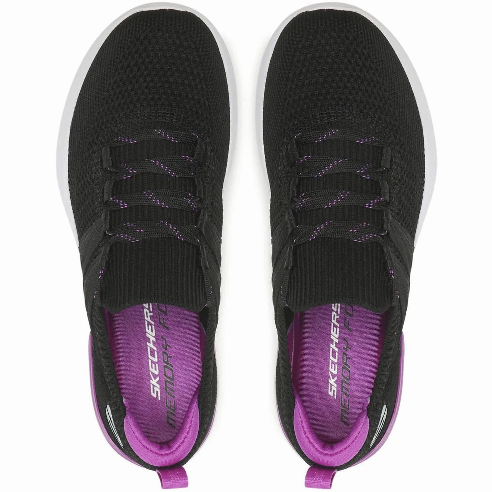 Skechers Skech-Air Dynamight Bright Cheer Womens Training Shoes - Black Office Casual