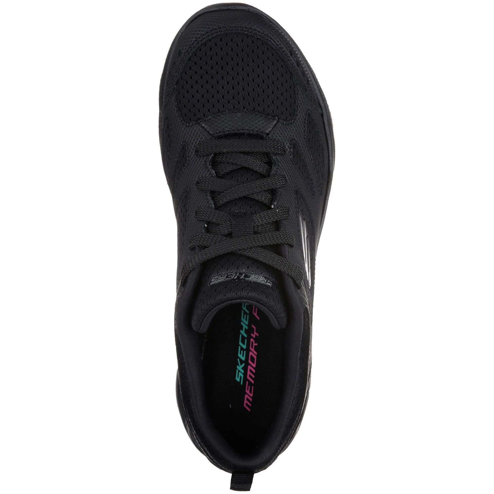Skechers Summits Suited Womens Training Shoes - Black Everyday Motion Ultimate Cushion