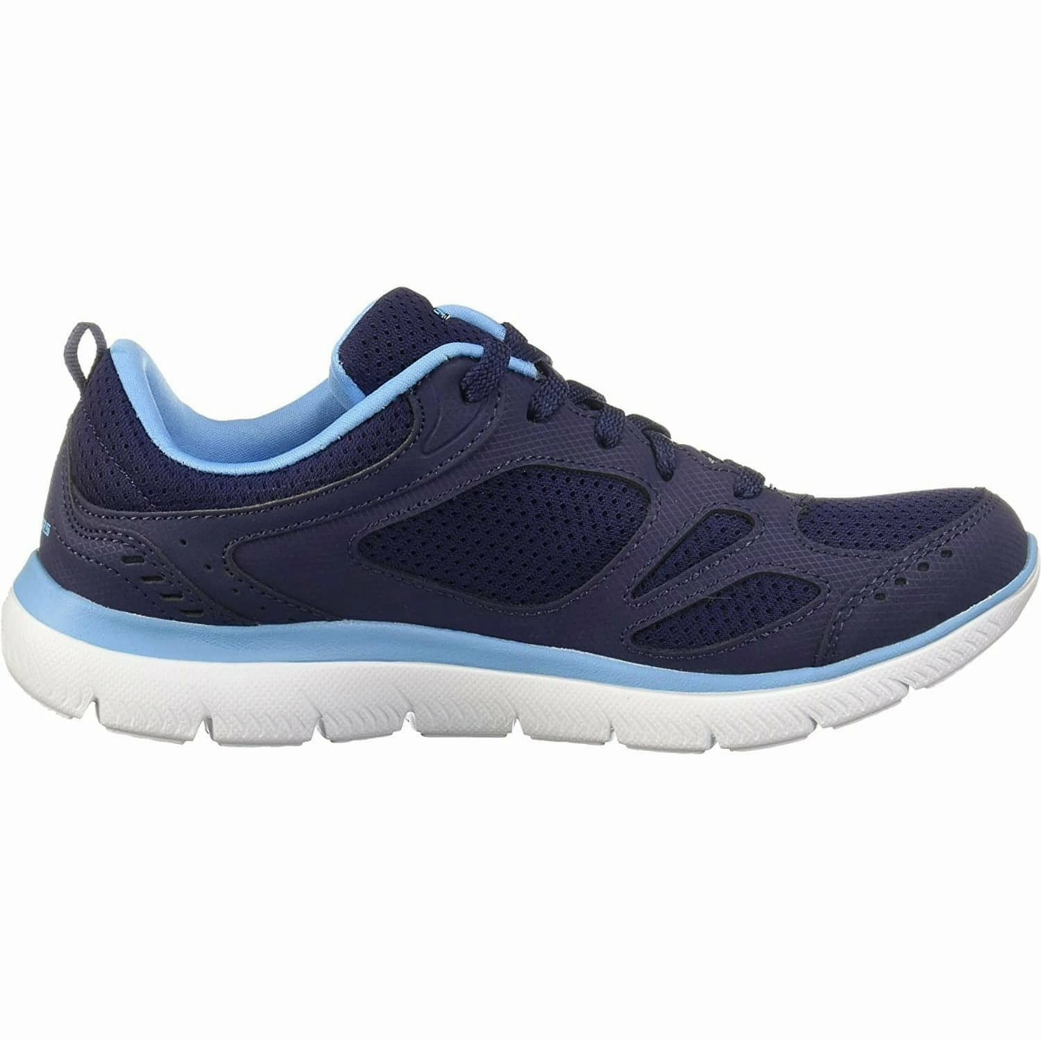 Sustainable Design Skechers Summits Suited Womens Training Shoes - Navy