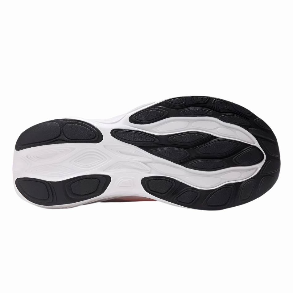 summer - appropriate New Balance Men's 1080 V14 2E Wide Fitting Running Shoes in Urgent Red/Rain Cloud/BlackAW25