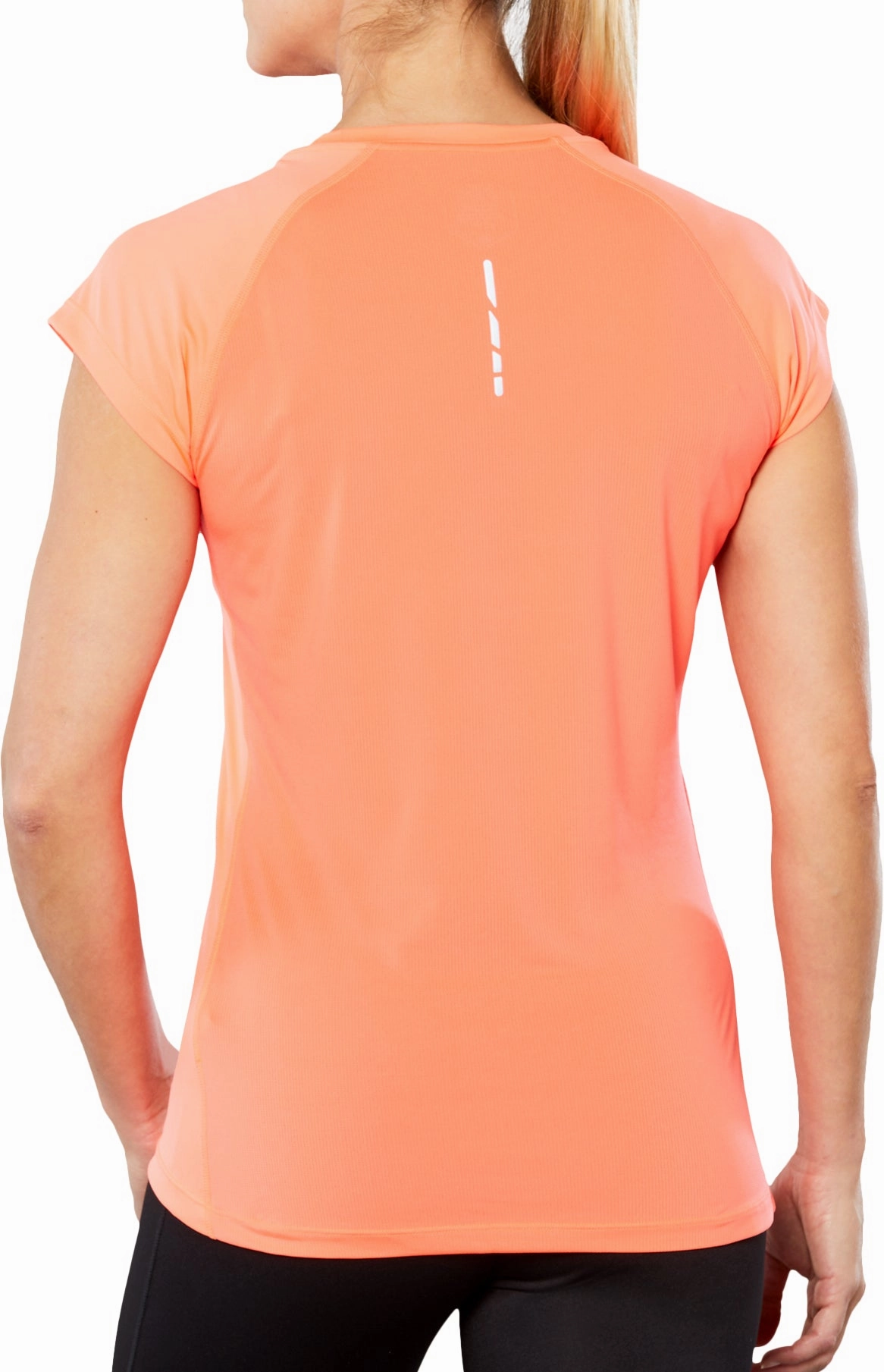 Trendy Casual Wear Cool and casual Asics Cap Short Sleeve Womens Running Top - Orange