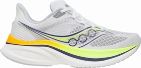 Comfort Advantage Slip Resistant Tread Pattern Saucony Endorphin Speed 5 Mens Running Shoes - White