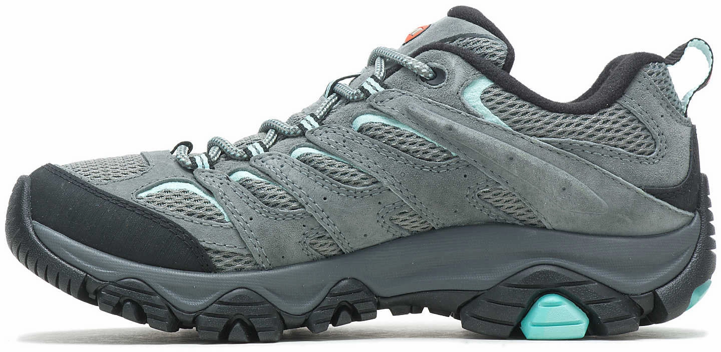 Merrell Moab 3 GORE-TEX Womens Walking Shoes - Grey buckle shoes