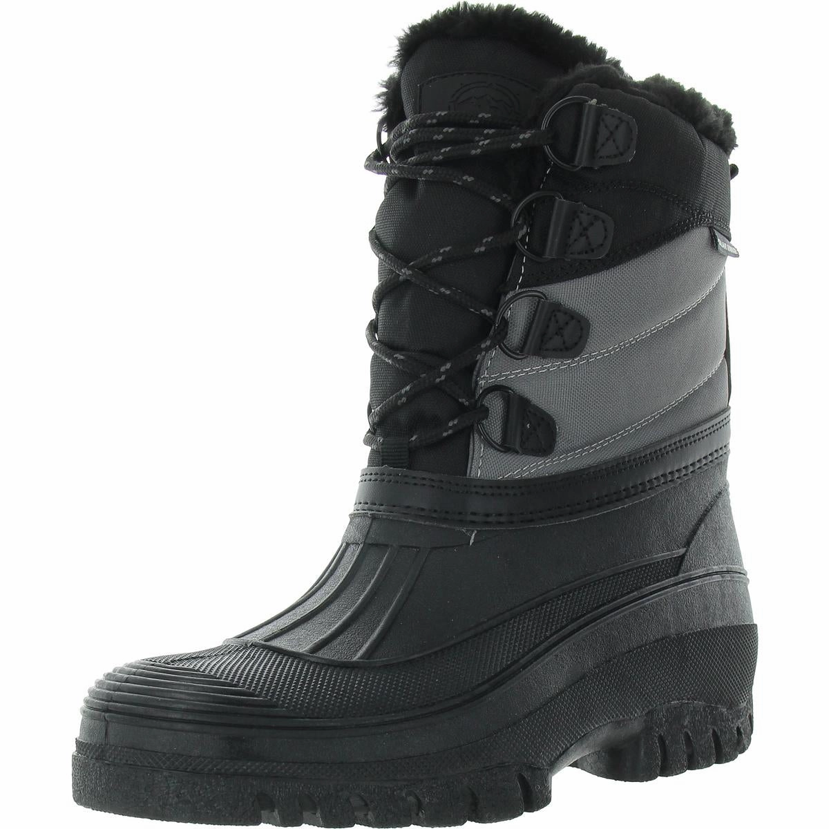 Easy to Wear Decker 01 Mens Faux Fur Lined Manmade Winter & Snow Boots