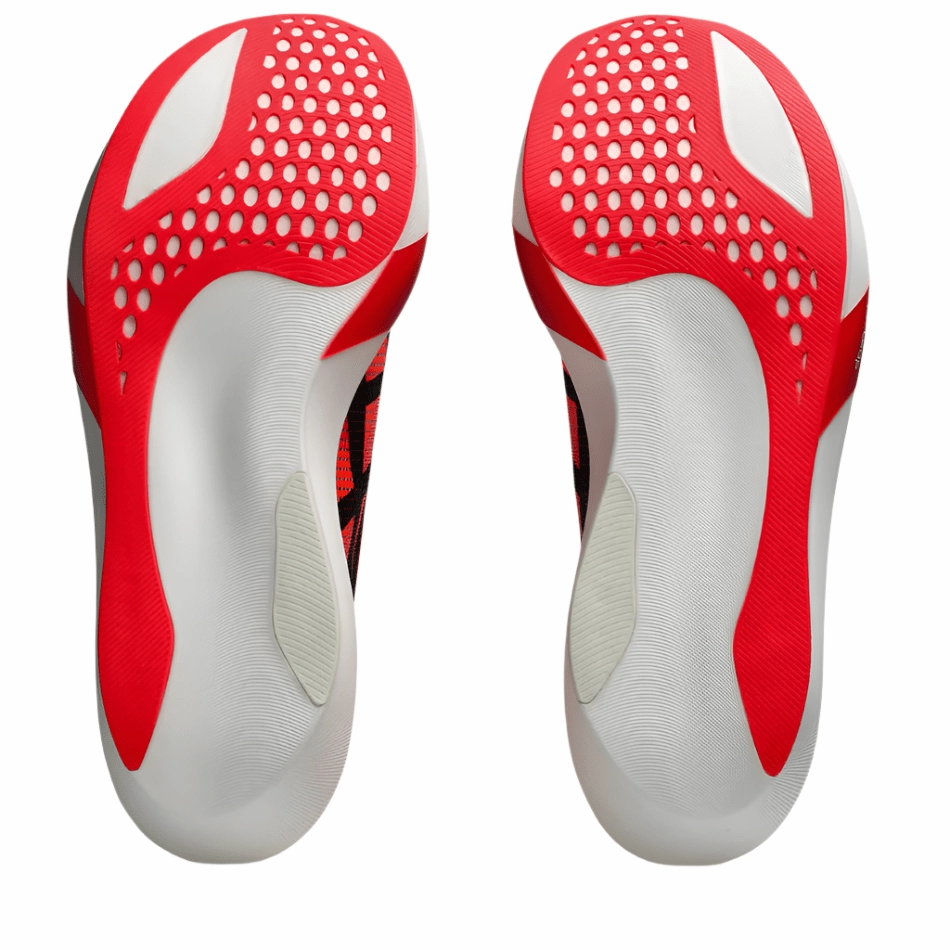 running shoes for 5K races ASICS Unisex METASPEED SKY TOKYO Running Shoes in Flash Red/Black AW25