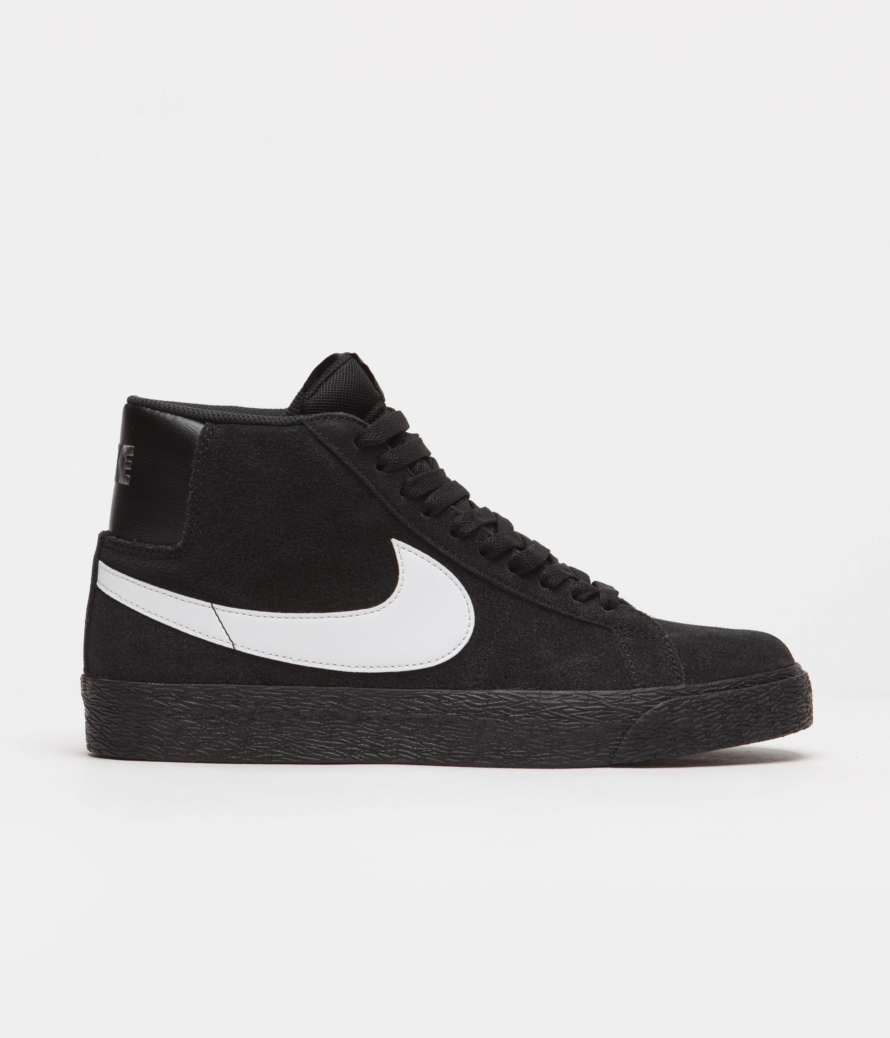 Outdoor Flow Nike SB Blazer Mid Shoes - Black / White - Black - Black
