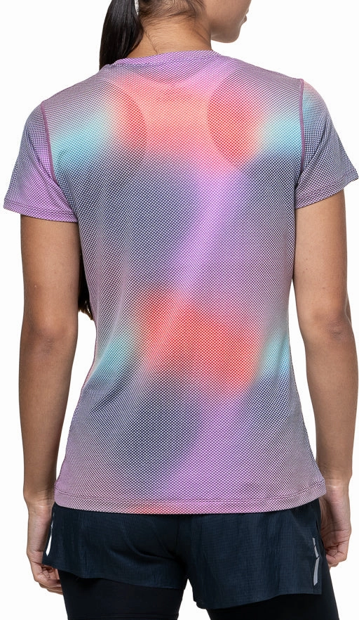 Sport Performance Ronhill Tech Golden Hour Short Sleeve Womens Running Top - Purple