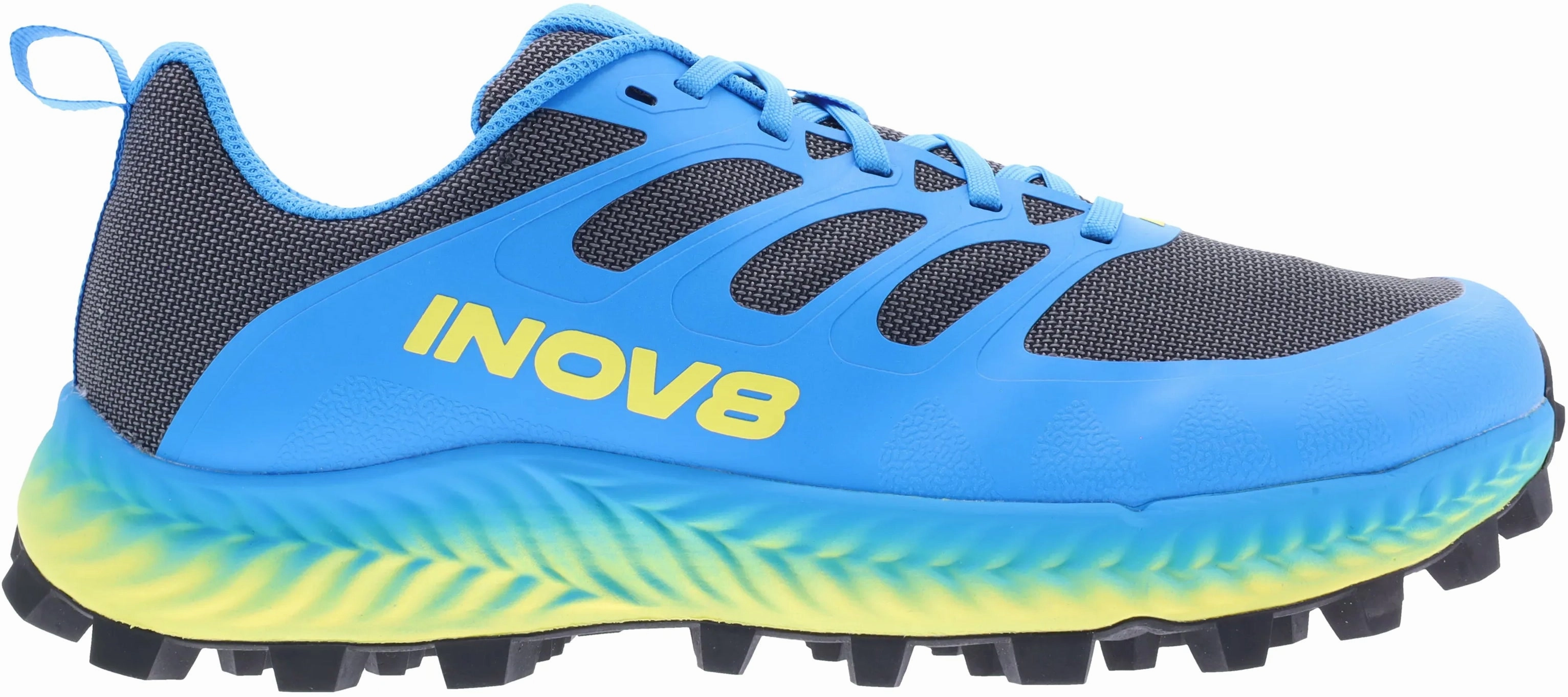 Inov8 MudTalon Mens Trail Running Shoes - Blue Light - On - Feet