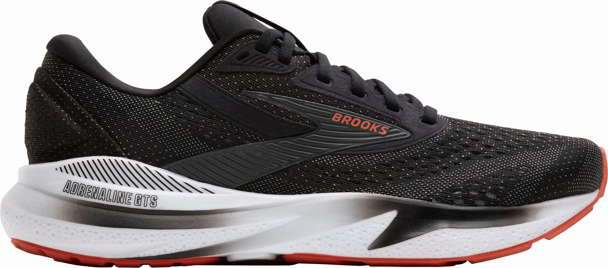 Brooks Adrenaline GTS 24 Mens Running Shoes - Black Action Ready Maximum touch
