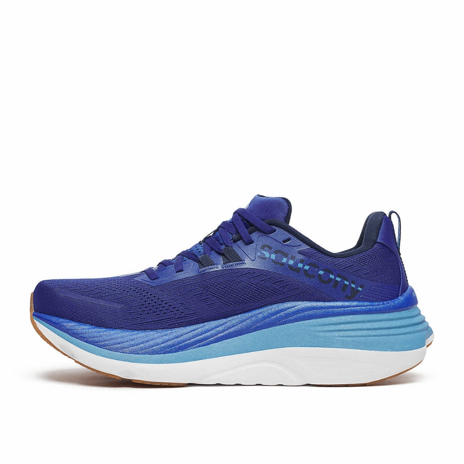 Saucony Men's Hurricane 24 Running Shoes in Azurite SS25 Splendid durability