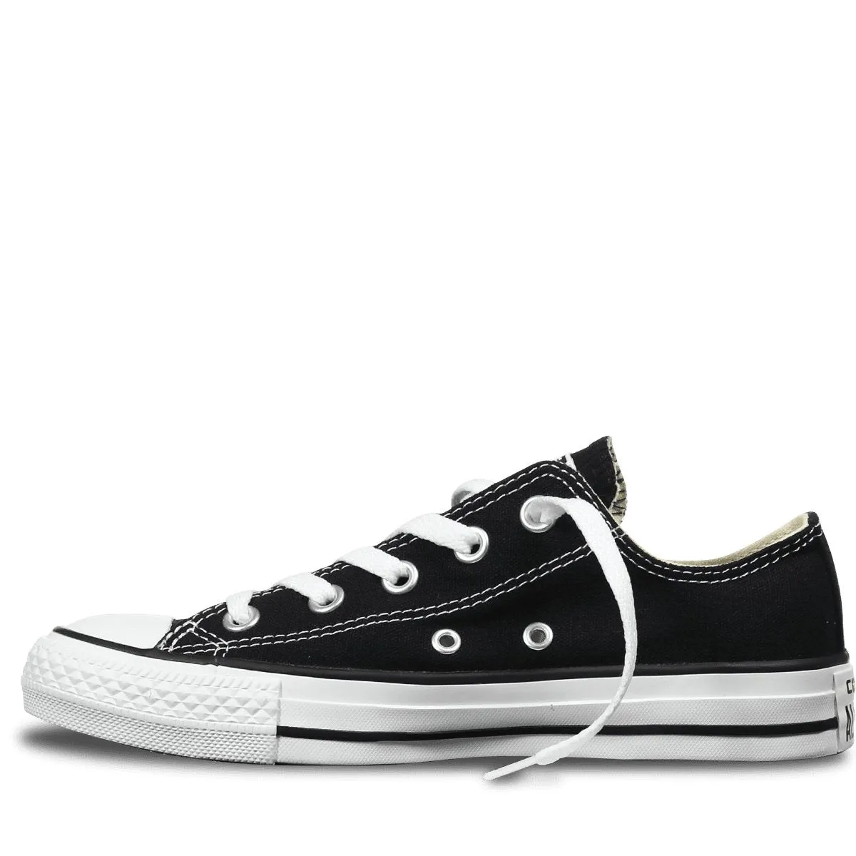 Converse Men's Chuck Taylor All Star Low Top Black/White Shoe Tidy Finish