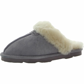 Day Comfort Loki II Womens Suede Sheepskin Lined Scuff Slippers