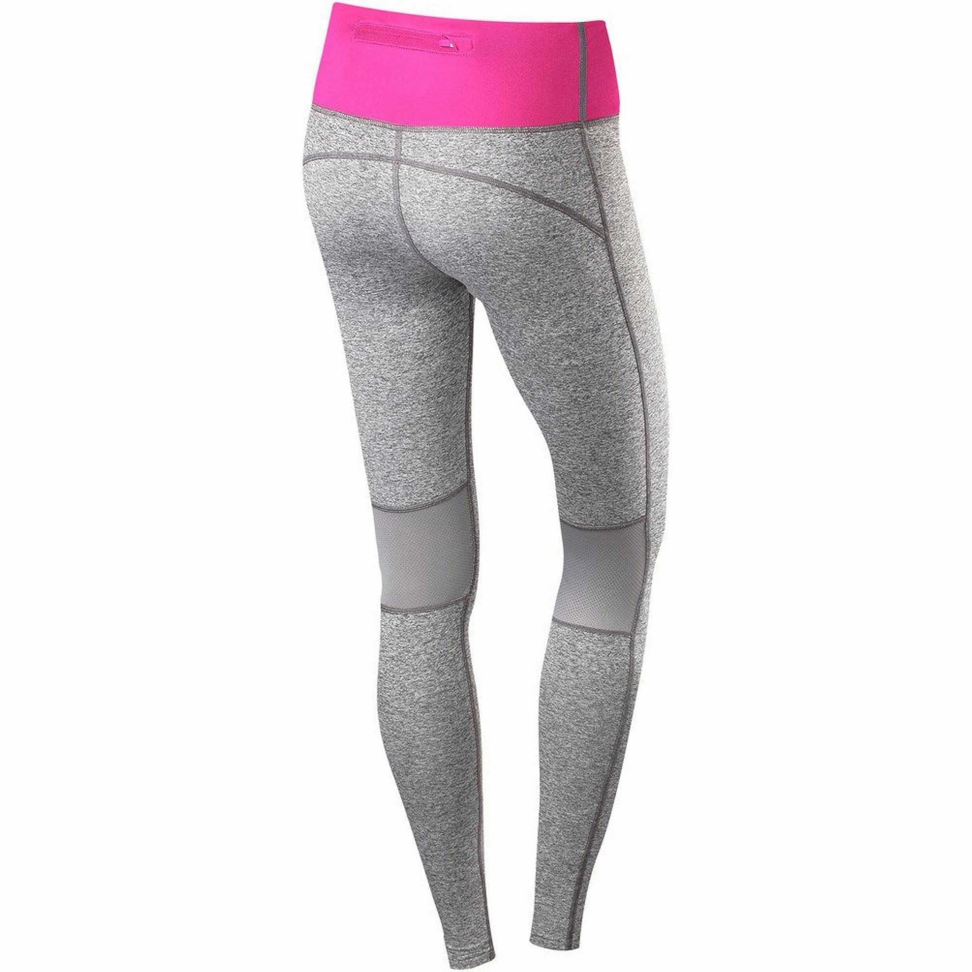 Stretch Panels No Shrink Material TCA SuperThermal Performance Womens Long Running Tights - Grey