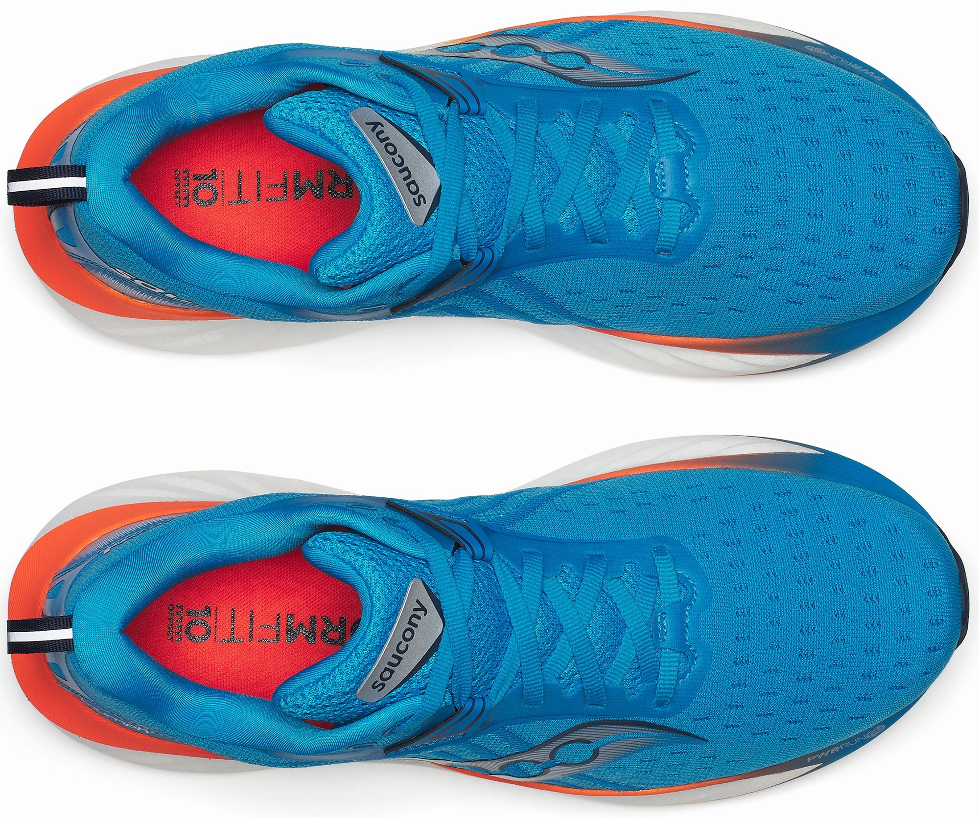 Stretch Woven Collar Saucony Triumph 22 Mens Running Shoes - Blue