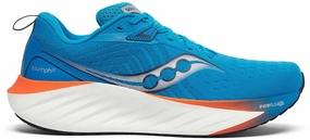 Foot Shock Diffusion Saucony Triumph 22 Mens Running Shoes - Blue