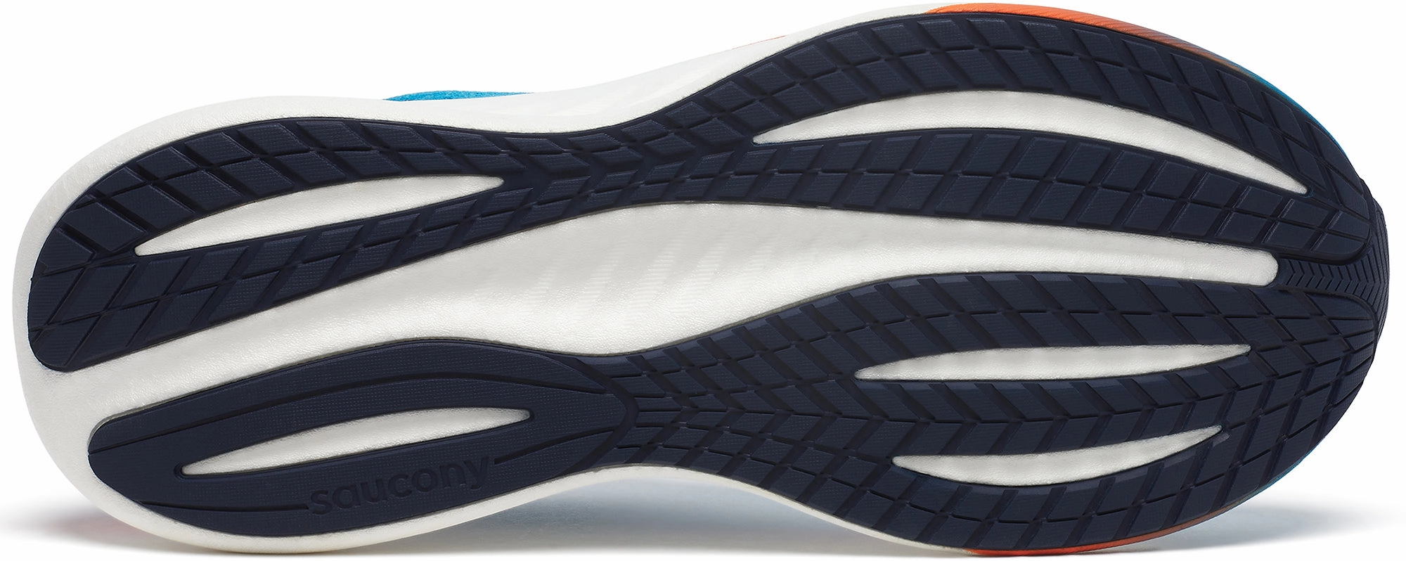 Horizontal Stability Stable Tread Pattern Saucony Triumph 22 Mens Running Shoes - Blue